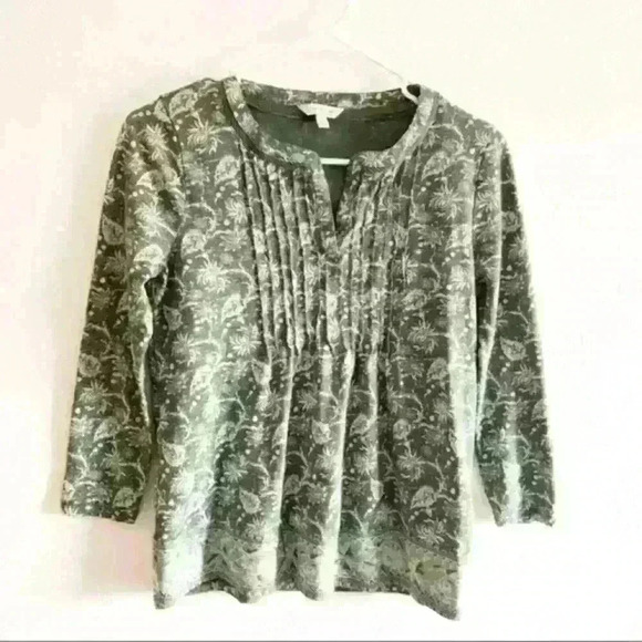 Lucky Brand green and white shirt size xs - Picture 1 of 5